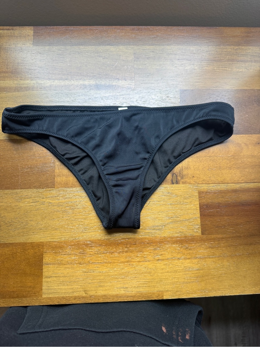 Victorias Secret Black Cheeky Bikini Bottoms Size XS